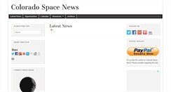Desktop Screenshot of coloradospacenews.com